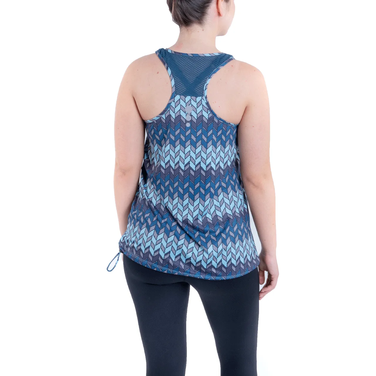 Printed Om Bungee Tank Top