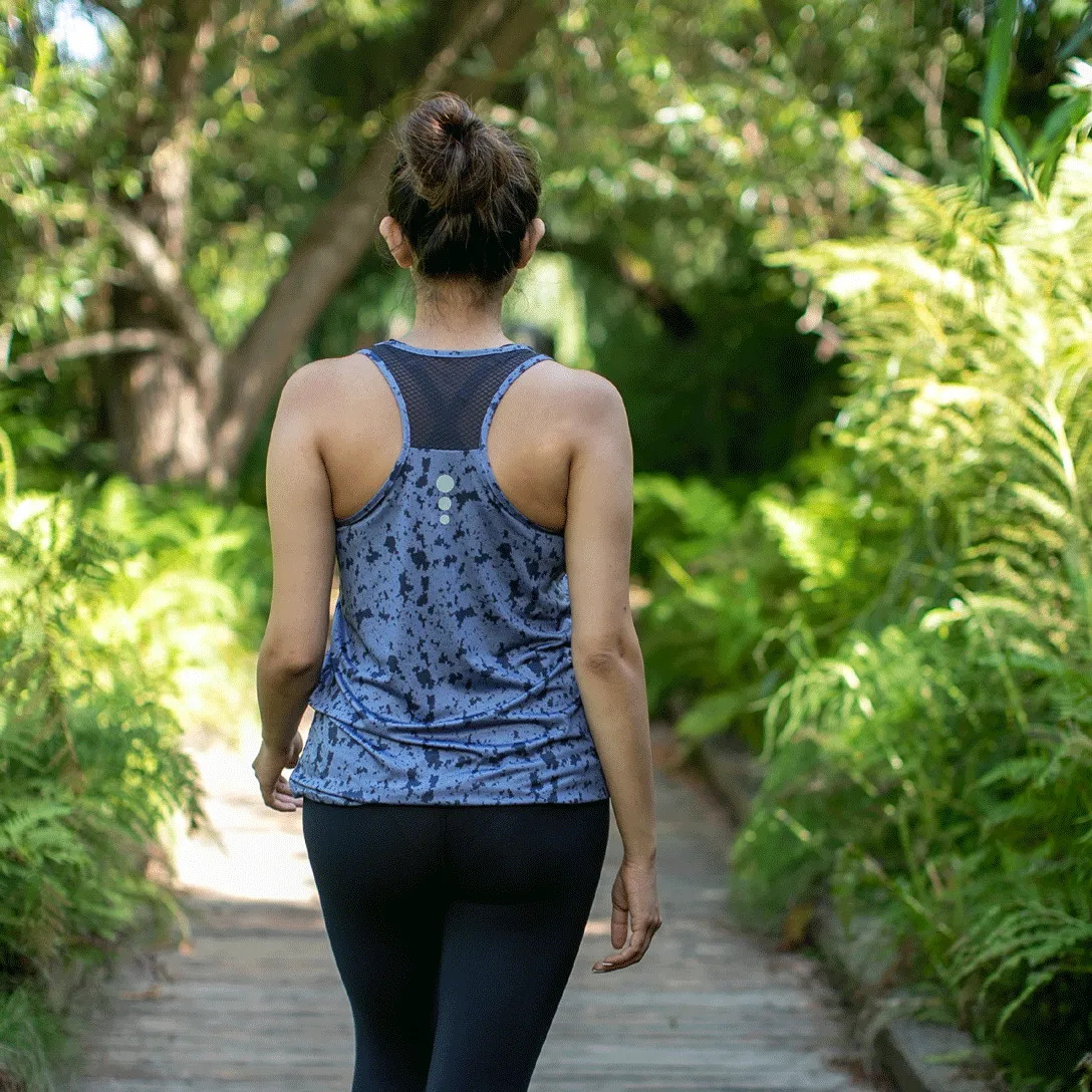 Printed Om Bungee Tank Top