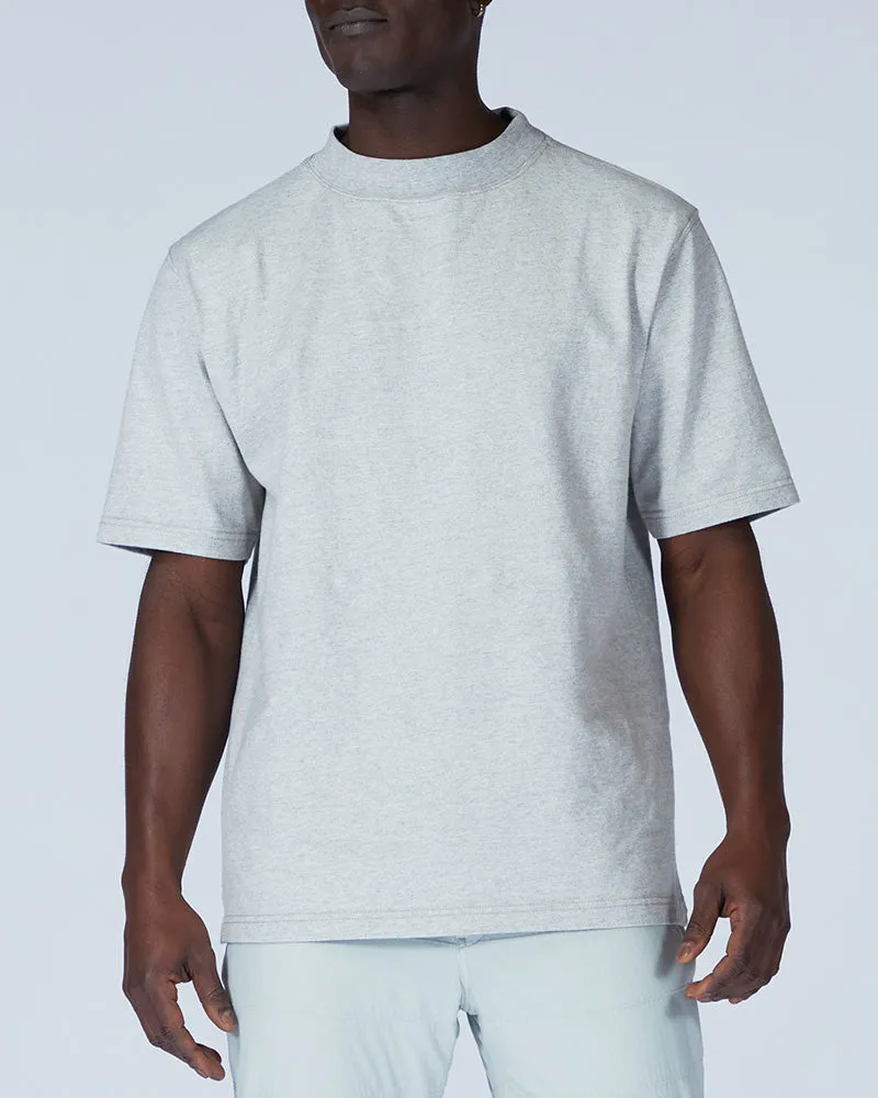 Recycled Cotton Heavy Mockneck T-Shirt