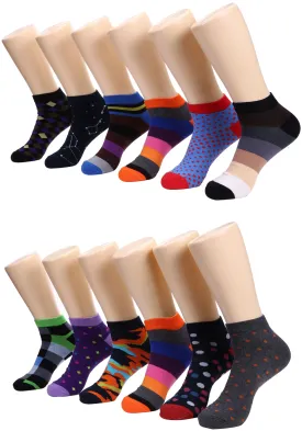 Short Strut Dress Ankle Socks 12 Pack