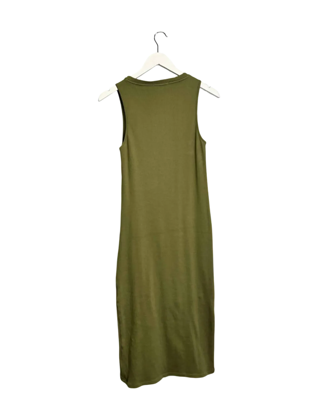 Size 12 - Viktoria & Woods Olive Rib Tank Midi Dress