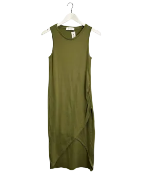 Size 12 - Viktoria & Woods Olive Rib Tank Midi Dress