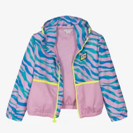 Stella McCartney Girls Pink Zebra Print Jacket