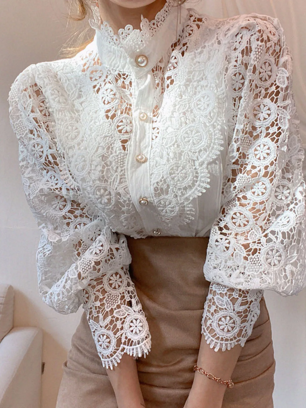 SUANNE Lace Blouse