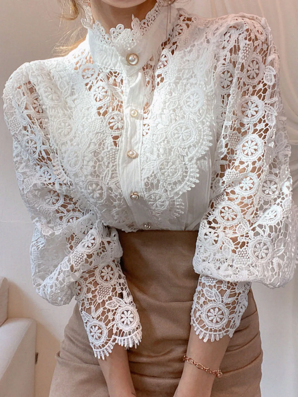 SUANNE Lace Blouse