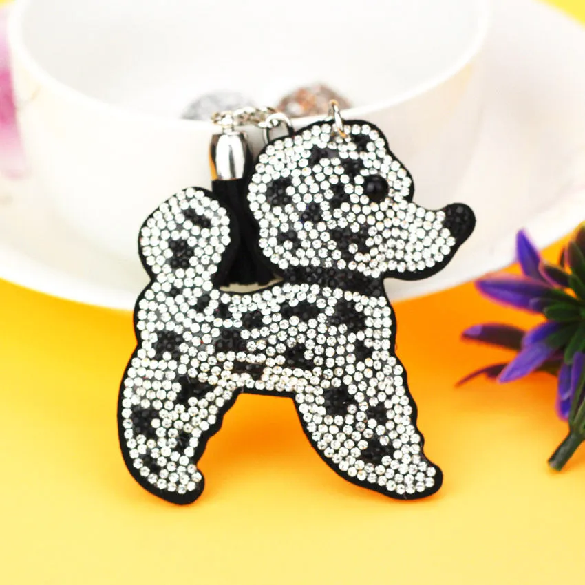 Tassel Two-tone Dog or Cheer Keychain