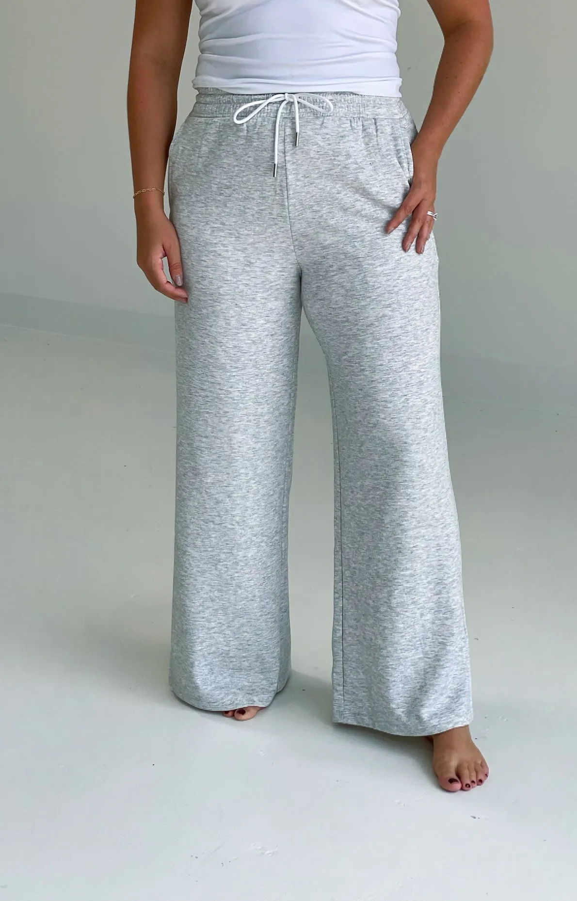 The Dive High Rise Pants - Grey