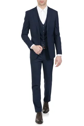 Uberstone Jack Skinny Blue Suit Set