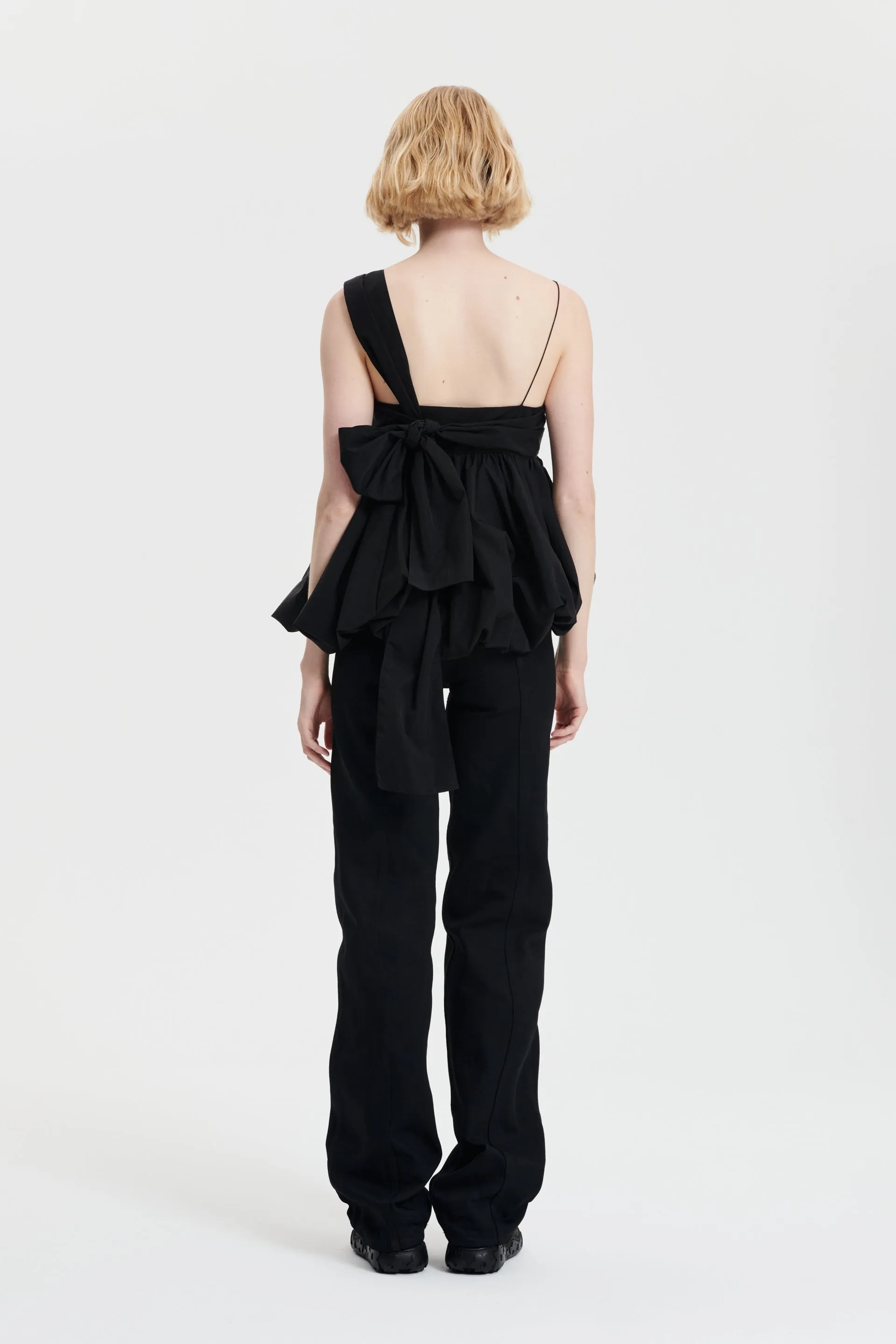 VIE | TOP CRINKLE PARACHUTE BLACK