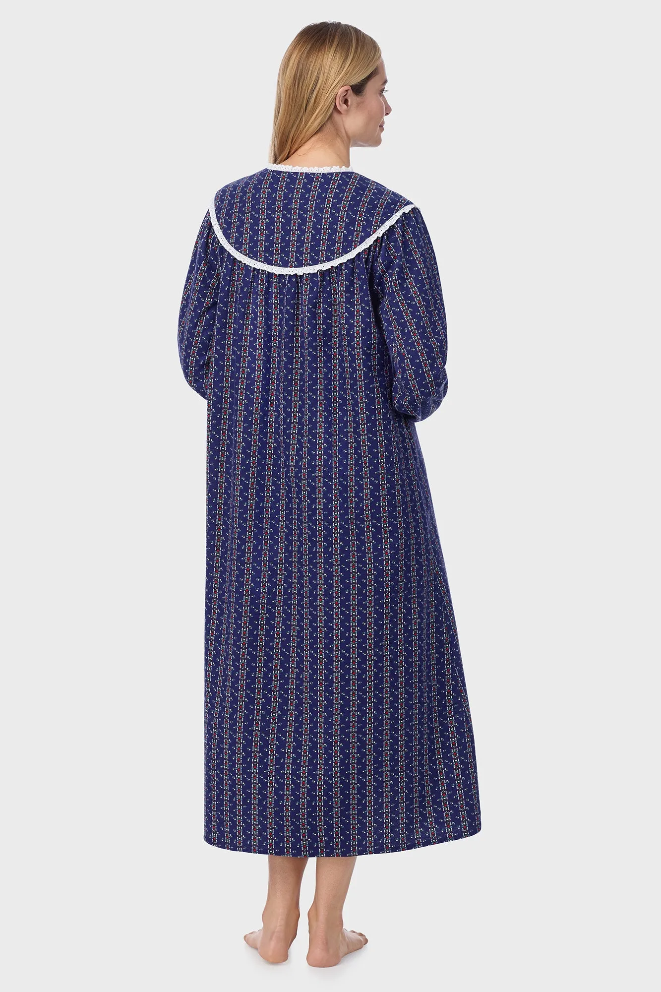 Vintage Navy Heart Stripe Gown