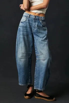 Wide Leg Jeans with Pockets