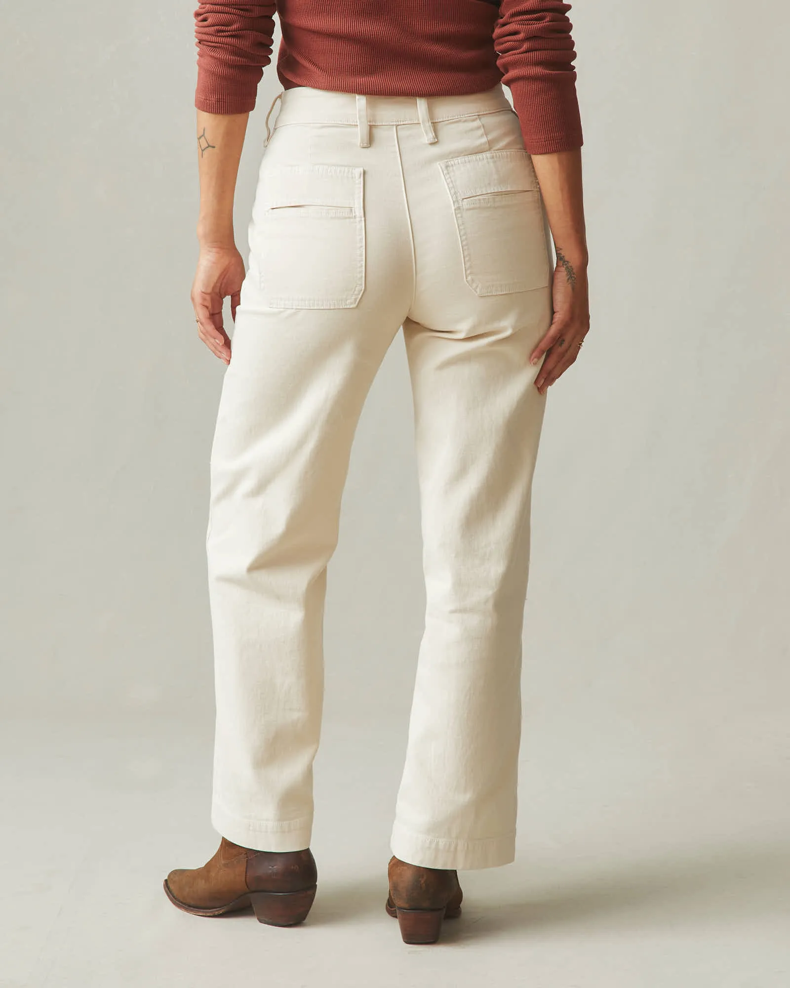 Wide Leg Pant - Creme Brulee