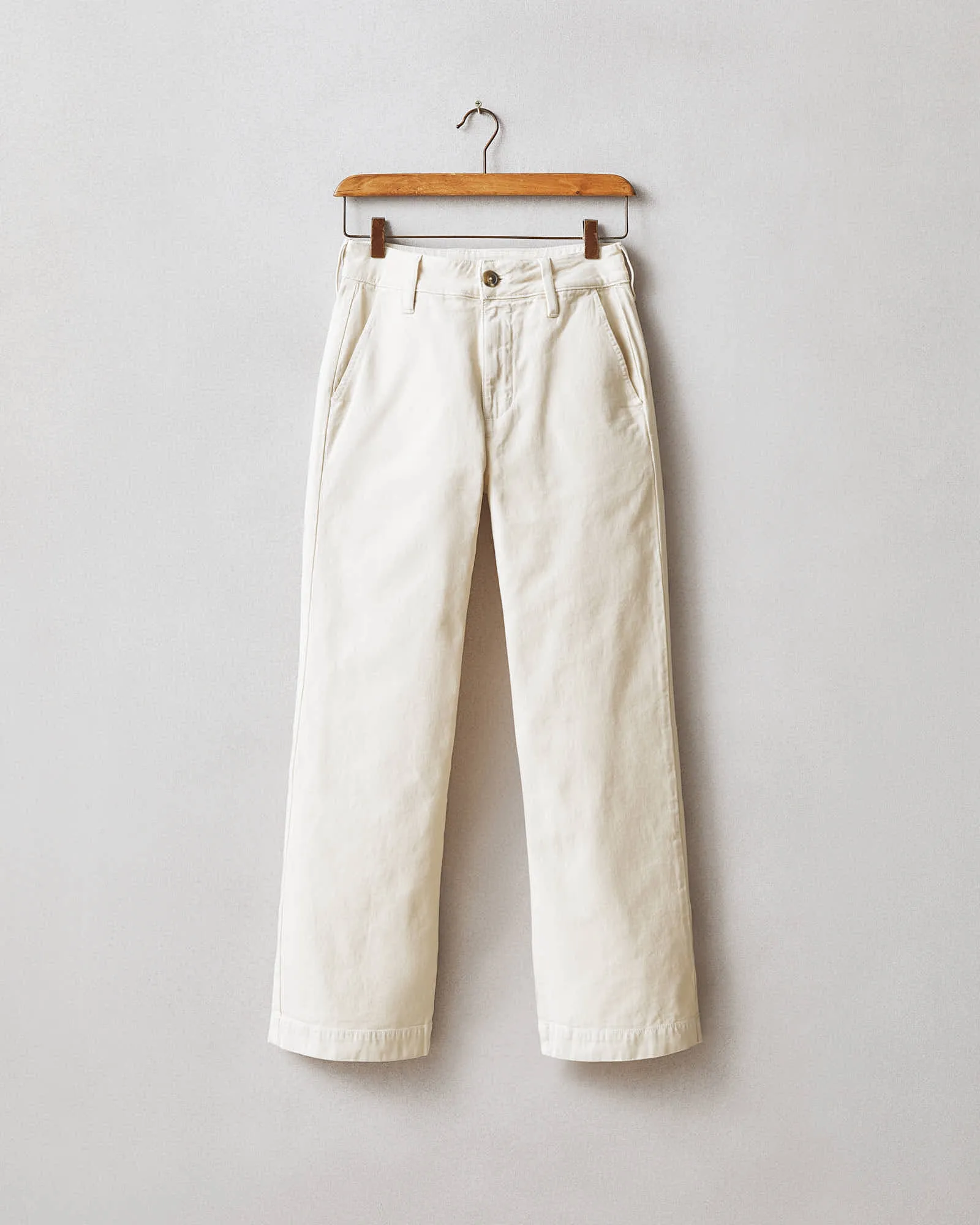 Wide Leg Pant - Creme Brulee