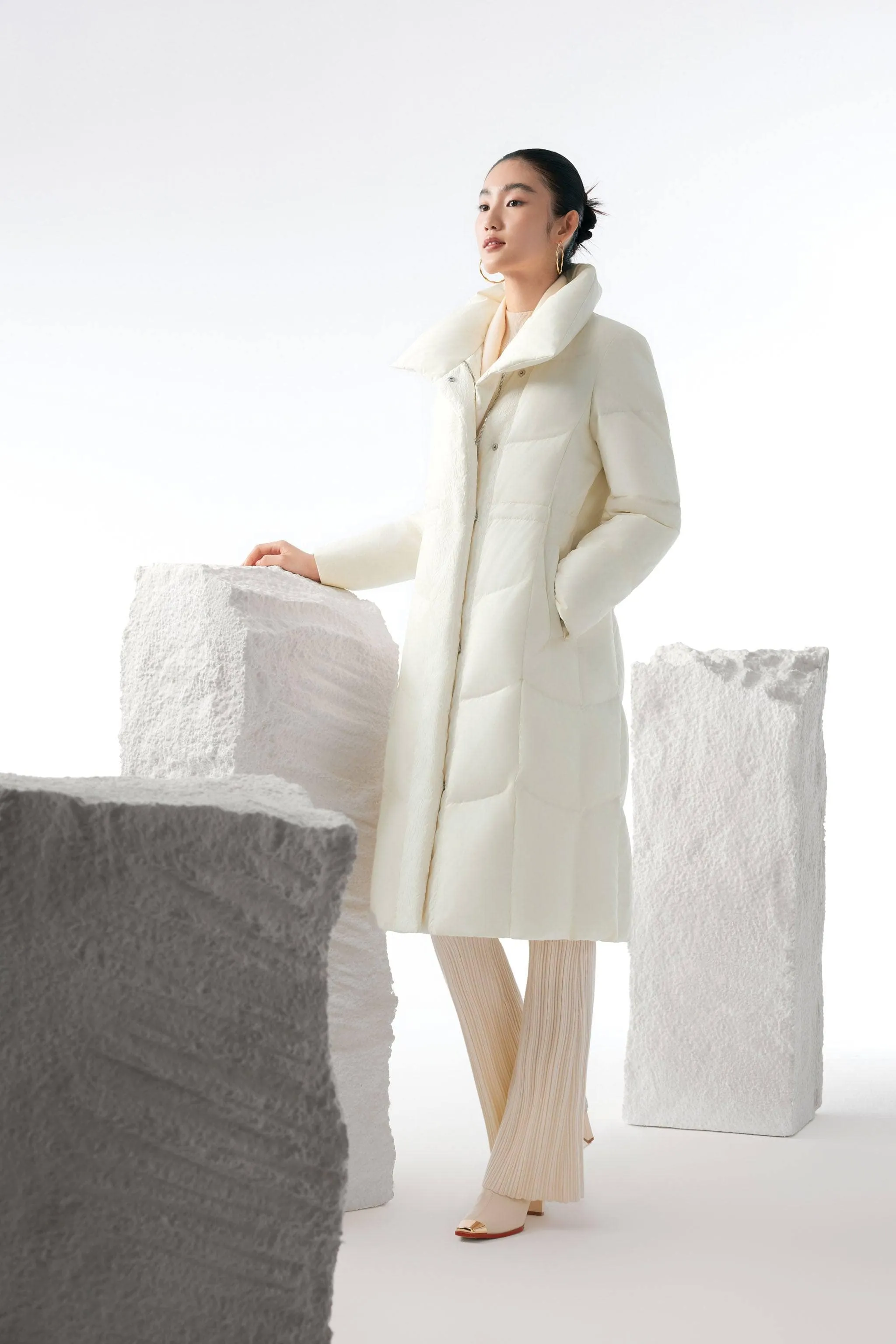 Women's Eastern Aesthetic Goose Down Coat